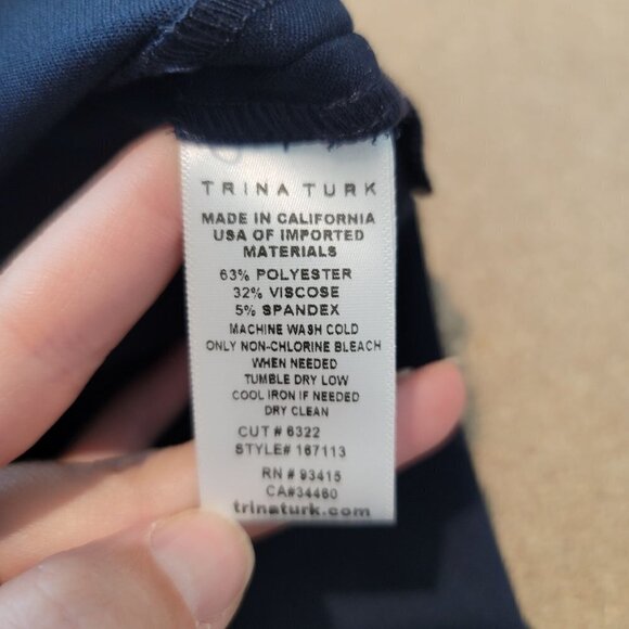 Trina Turk Blouse Womens 0 - Picture 7 of 7